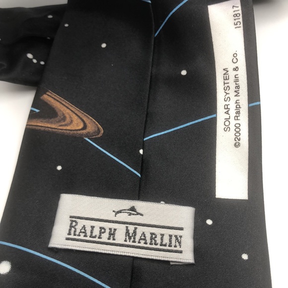 Ralph Marlin Solar System Tie. Polyester - Picture 4 of 5